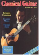Эдуардо Фернандес, "Classical Guitar", октябрь 1985 г.