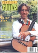 Элиот Фиск, обложка журнала "Classical Guitar", январь1997 г.