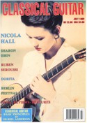Никола Холл, журнал "Classical Guitar", июль1992  г.