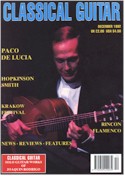 Пако де Лусия в журнале Classical Guitar, декабрь 1992 года.