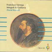 CD-диск Д. Рассела "Francisco Tarrega / Integral de Guitarra"